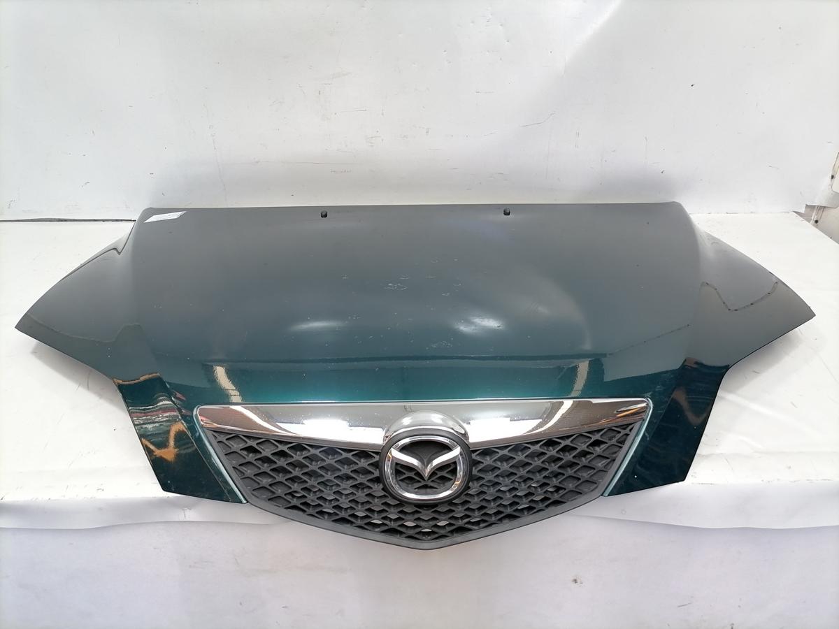 Mazda 2 DY original Motorhaube 33W Gr&uuml;nmetallic Bj.2007